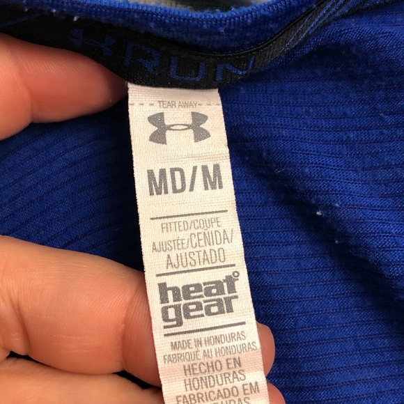 Under Armour Heat Gear Short Sleeve T Shirt Sz M - Picture 7 of 8